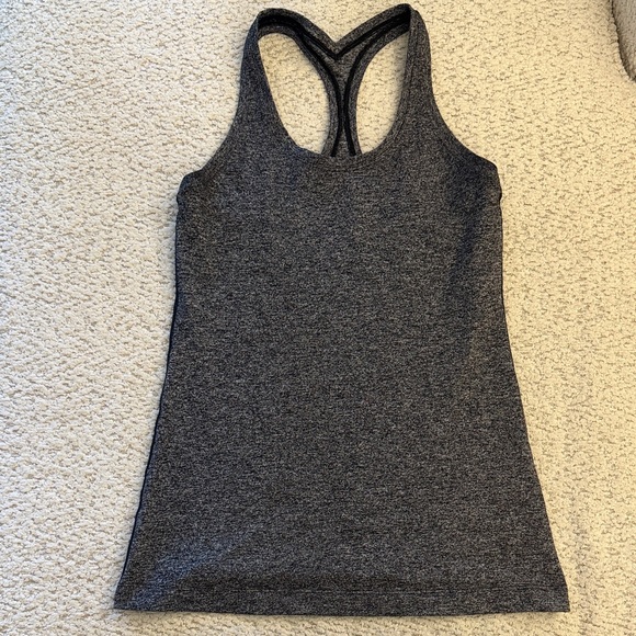 Lululemon Gray Racerback Tank Top - Picture 2 of 6
